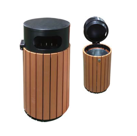  Outdoor Wooden Large Garbage Bins