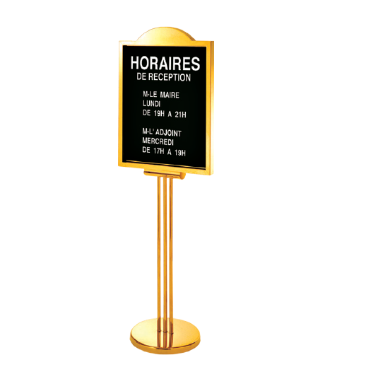 Indoor Enclosed Letter Board Floor Stand