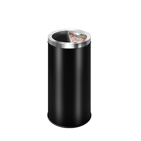 Commercial garbage bin with ashtry lid 