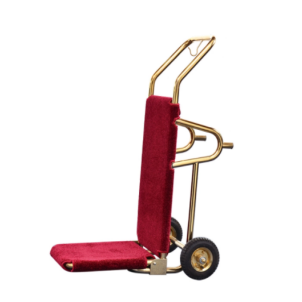 Hotel  Bellman's Cart with polished gold 