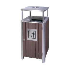 OUT STAINLESS STEEL & WPC WOOD BIN