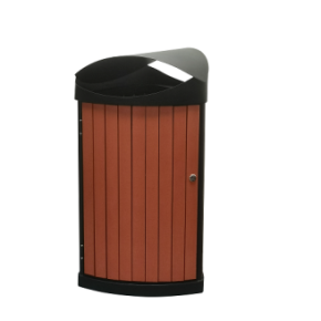 WPC outdoor trash can 