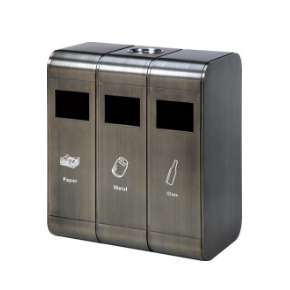 Three-compartment  Recycle Garbage can 