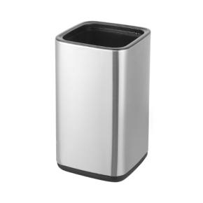 Hotel Bed Room Waste Bin Indoor Stainless steel Dustbin Bathroom Garbage Trash Can