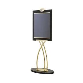 Luxury sign stands hotel display stand 