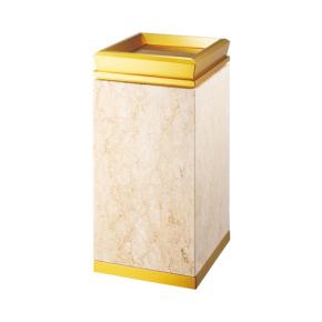 Wholesale marble trash can for hotel lobby  