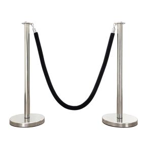 Flat Top Stainless Steel Stanchion Post w/ Flat Base