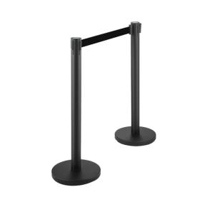 Retractable belt stanchions for hospitality industry  