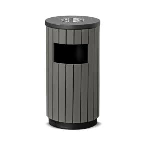 Commercial outdoor open top WPC trash can ,trash bin 