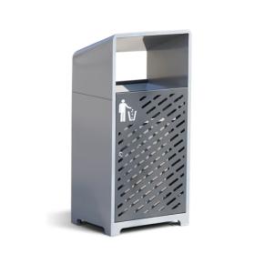 Well design outdoor waste bin 