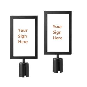 Stanchion Sign Holders Virtical