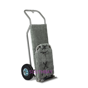 Stainless steel hotel handtruck luggage trolley  for 5 star hotel 